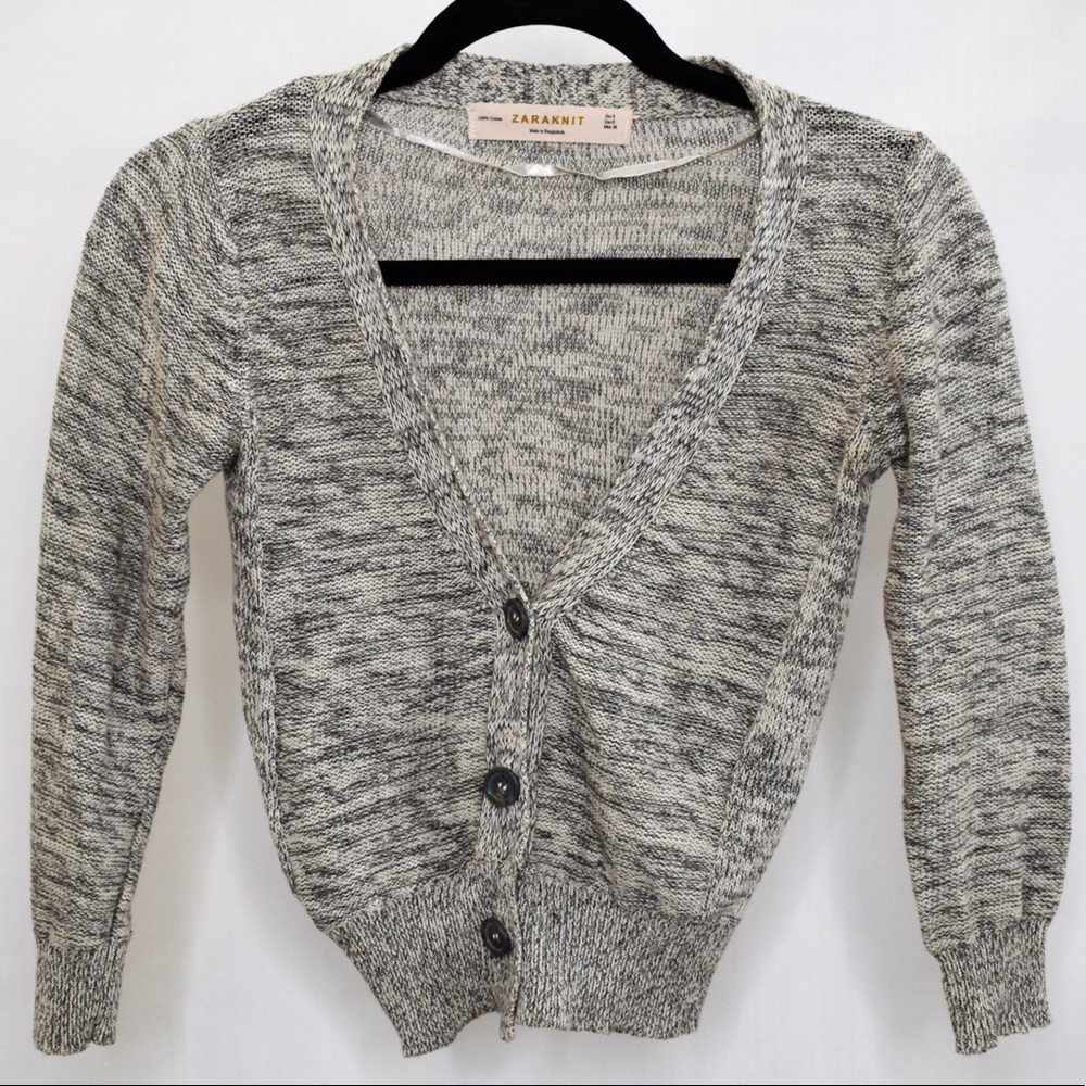 Zara Knit crop Sweater